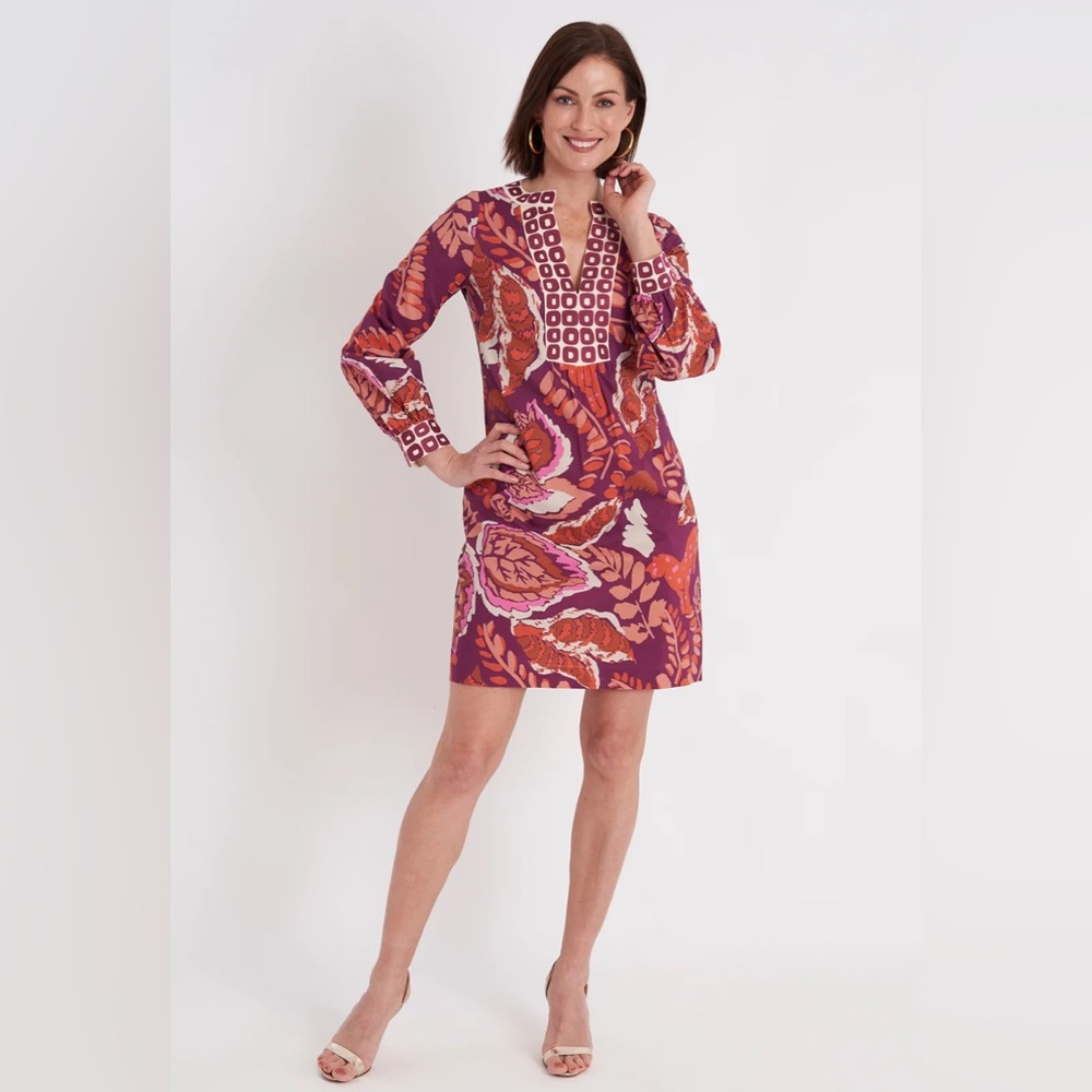 CK BRADLEY TANGERINE DRESS - PUMA PLUM
